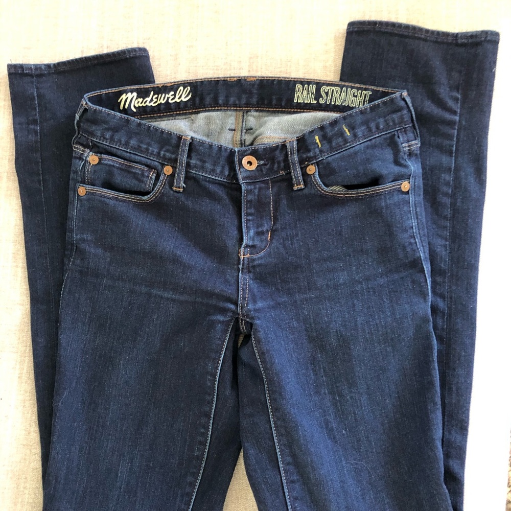 Madewell Rail Straight Jeans